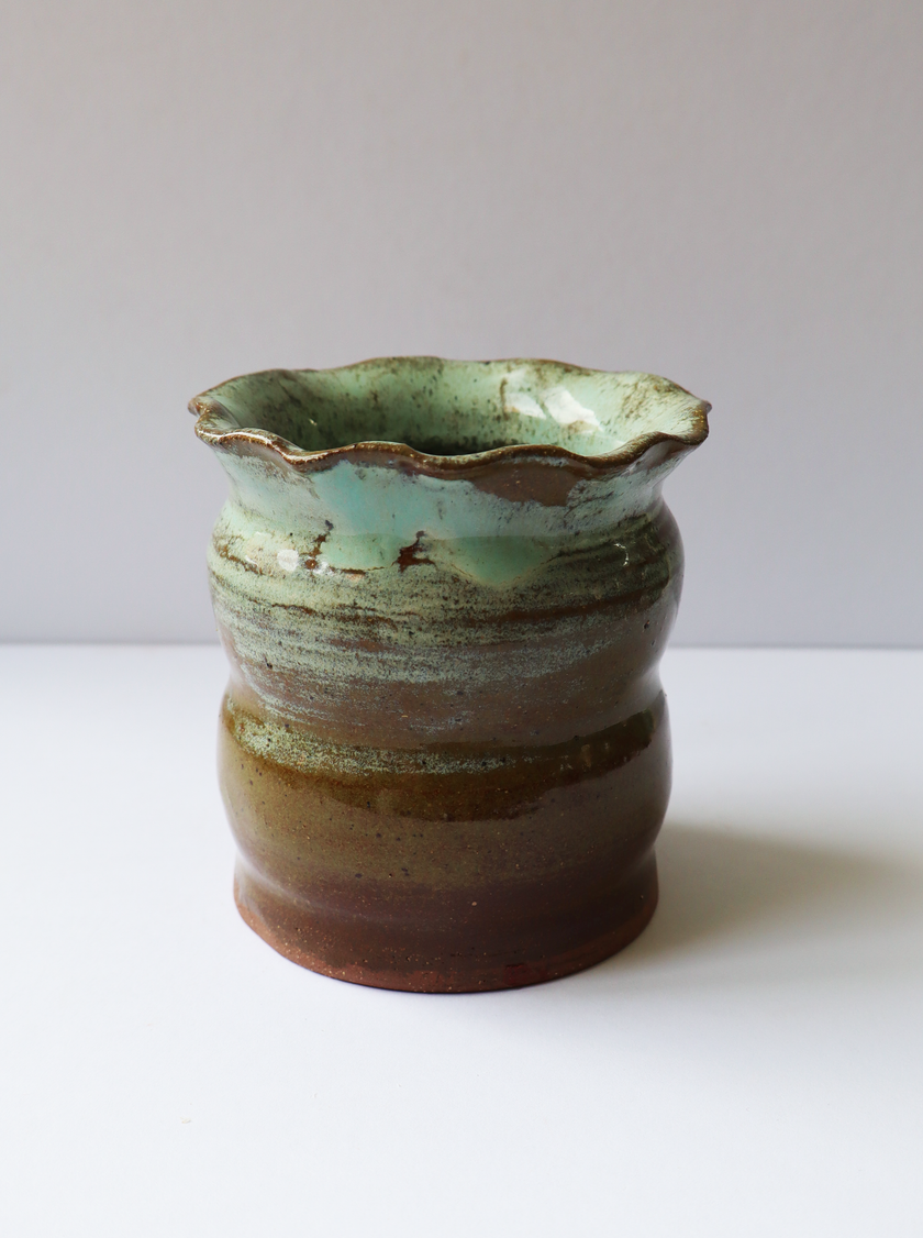 Wavey Rim Vase